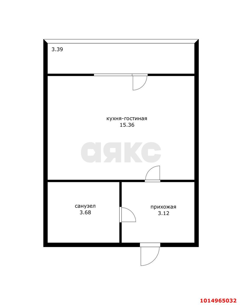 Фото №6: Студия 21 м² - Краснодар, жилой комплекс Мой Город, ул. Западный Обход, 39