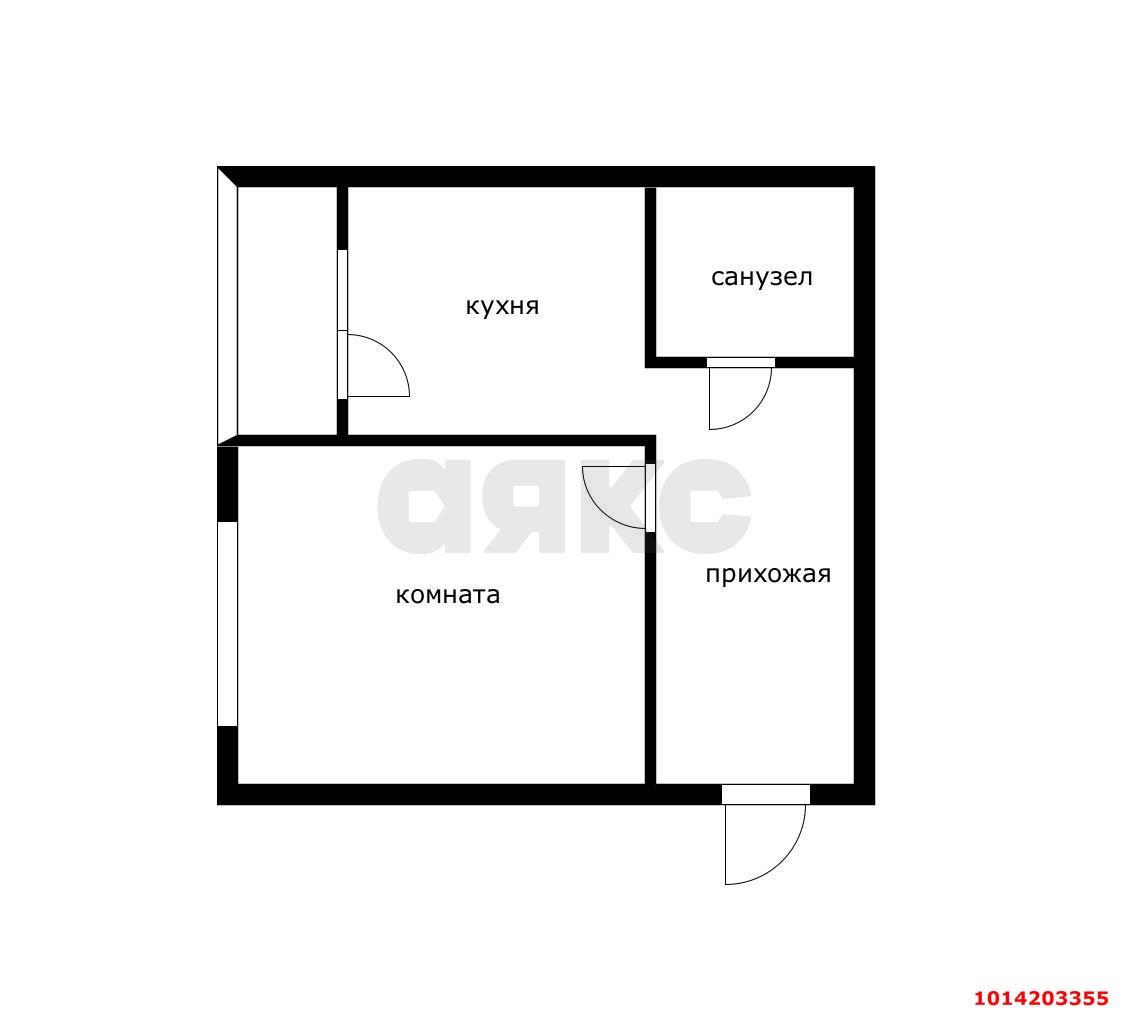 Фото №15: 1-комнатная квартира 41 м² - Российский, Прикубанский внутригородской округ, ул. Ратной Славы, 29