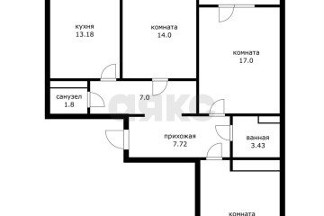 Фото №5: 3-комнатная квартира 84 м² - Краснодар, мкр. Завод Измерительных Приборов, ул. Зиповская, 46