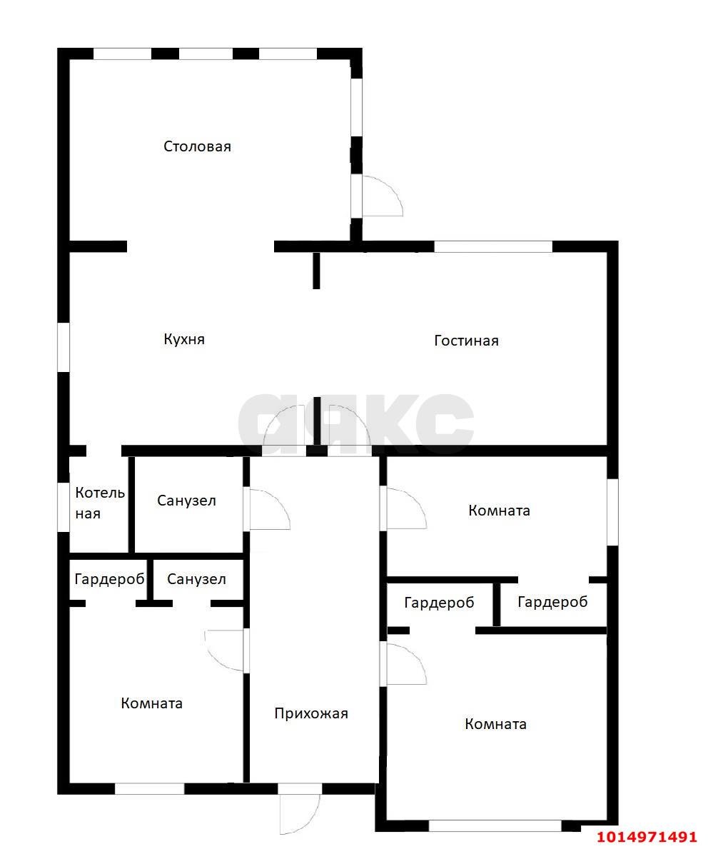Фото №2: Дом 160 м² + 5 сот. - Яблоновский, ул. Хуаде, 25