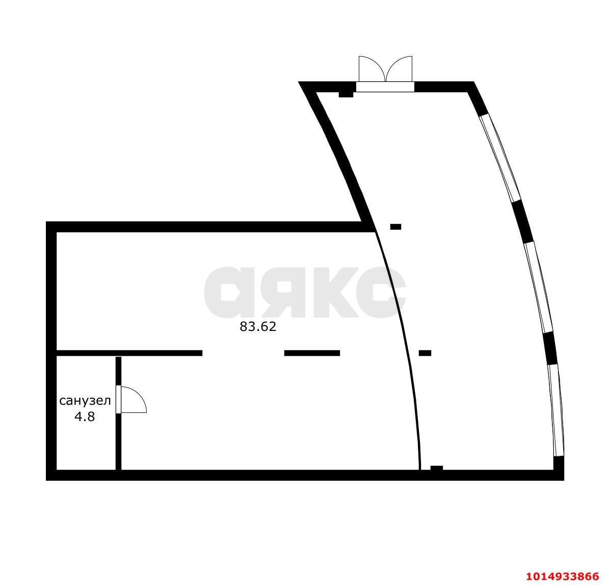 Фото №4: Торговое помещение 89 м² - Краснодар, жилой комплекс Фонтаны, ул. Воронежская, 47Б