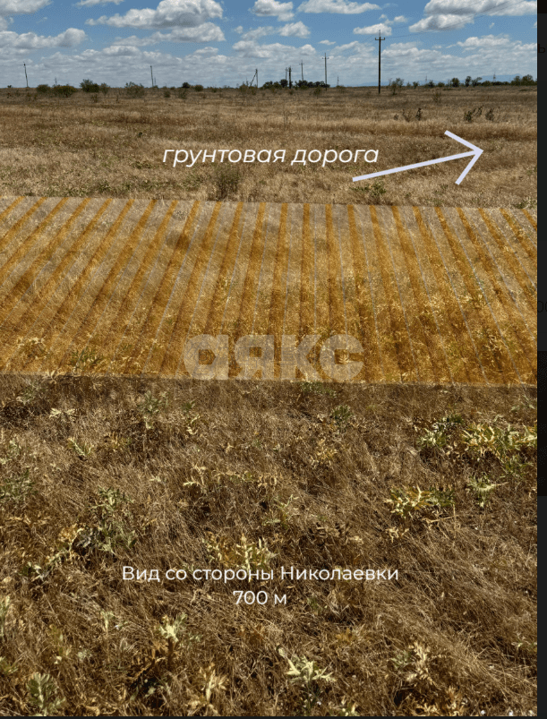 Фото №3: Земельный участок под ИЖС 6 сот. - Николаевка, ул. Цветочная, 30