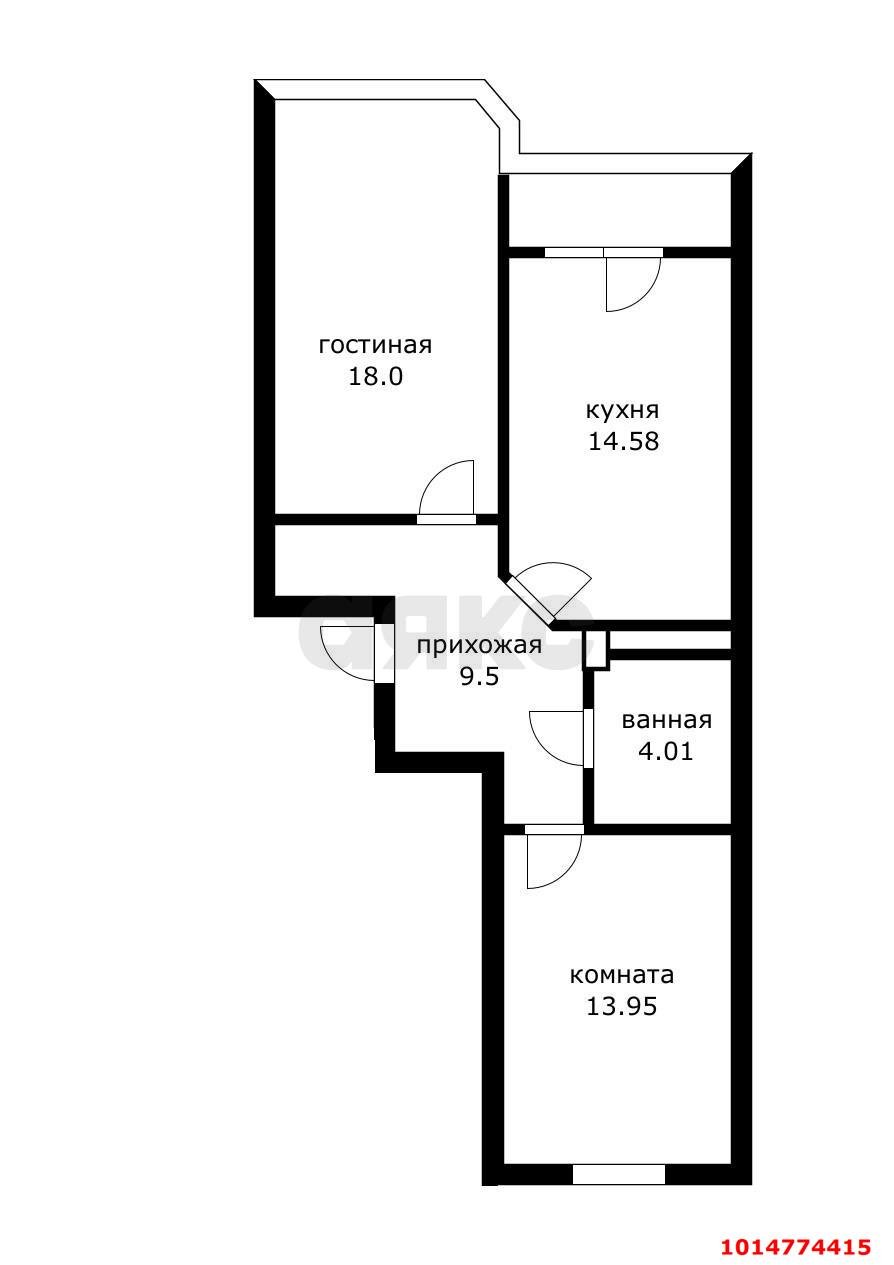 Фото №10: 2-комнатная квартира 62 м² - Краснодар, ЖК Губернский, ул. им. Героя Яцкова И.В., 17к1