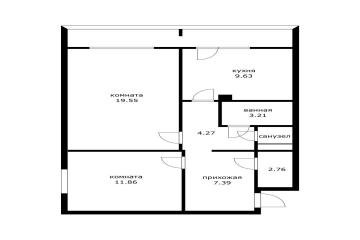 Фото №1: 2-комнатная квартира 60 м² - Краснодар, мкр. Прикубанский внутригородской округ, пр-д Репина, 22