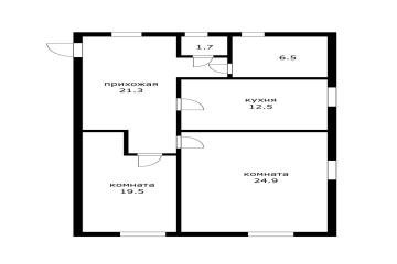 Фото №4: 3-комнатная квартира 86 м² - Краснодар, мкр. Северный, ул. Большевистская, 127