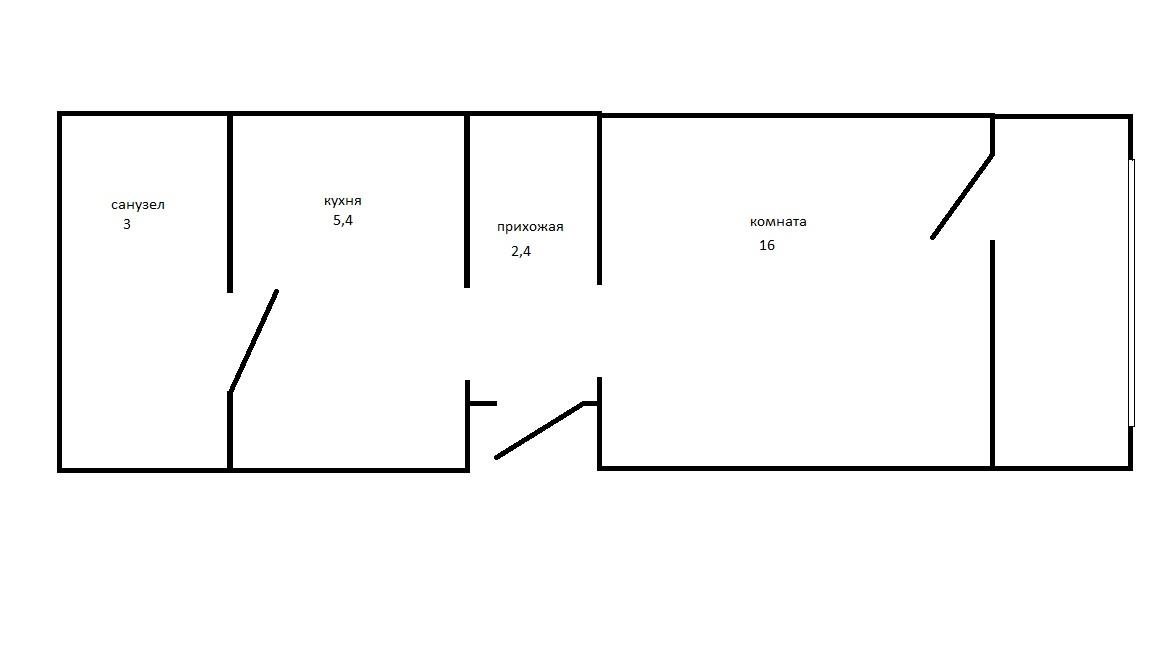 Фото №14: 1-комнатная квартира 28 м² - Российский, мкр. Прикубанский внутригородской округ, пр-д Тверской, 6