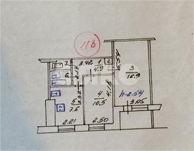 Фото №7: 2-комнатная квартира 45 м² - Мариуполь, Восточный, ул. Киевская, 68