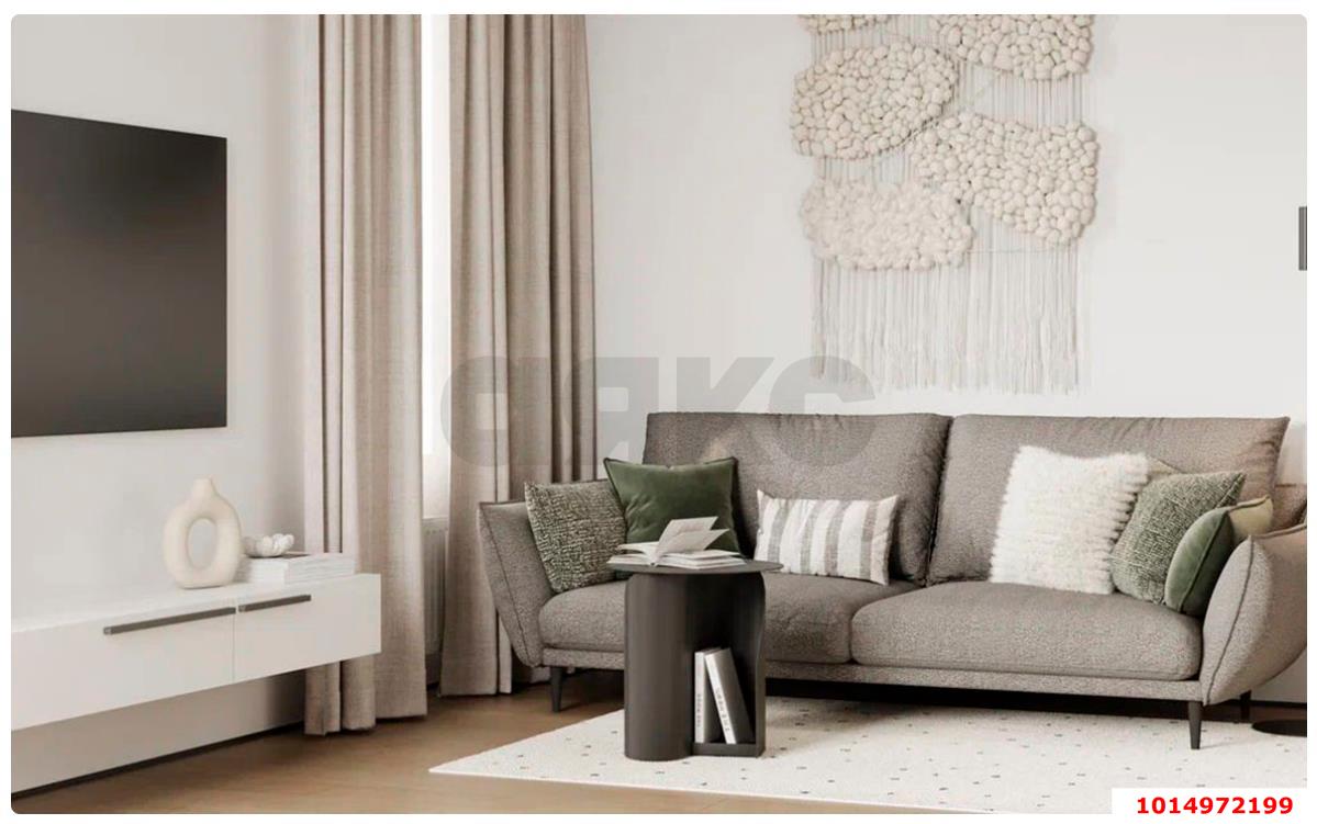 Фото №3: 1-комнатная квартира 39 м² - Краснодар, Догма Парк, ул. Анны Ахматовой, 22лит