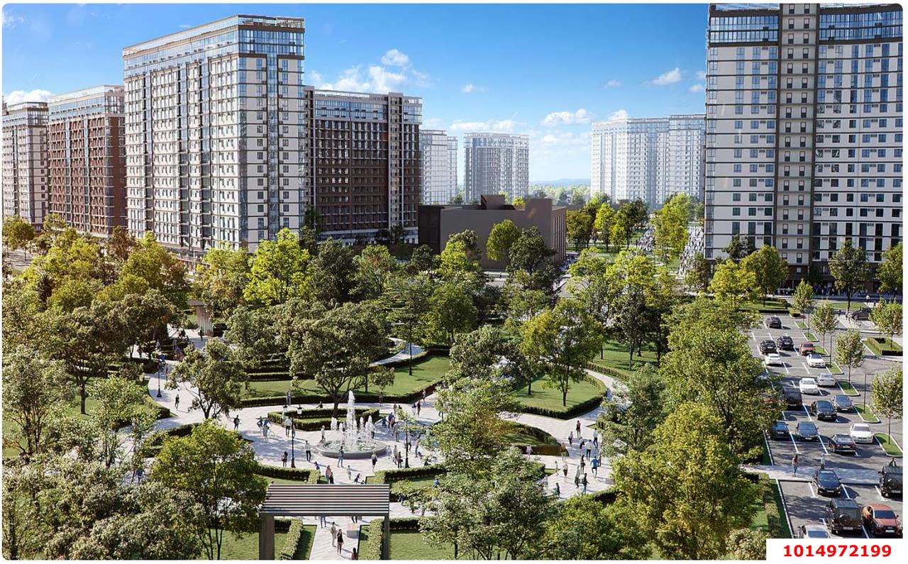 Фото №5: 1-комнатная квартира 39 м² - Краснодар, Прикубанский внутригородской округ, мкр. Догма Парк, ул. Анны Ахматовой, 22лит