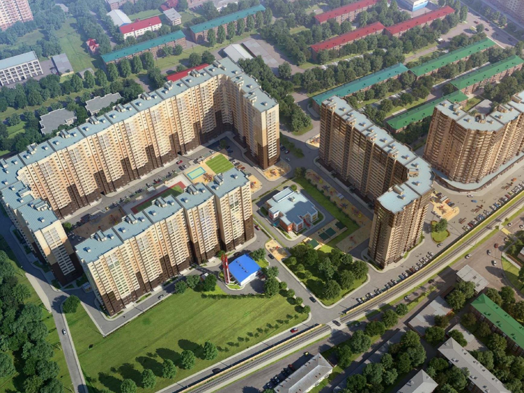 Фото №3: 1-комнатная квартира 43 м² - Краснодар, Прикубанский внутригородской округ, Авиагородок, мкр. ЖК На Стахановской, ул. Стахановская, 1/5к2