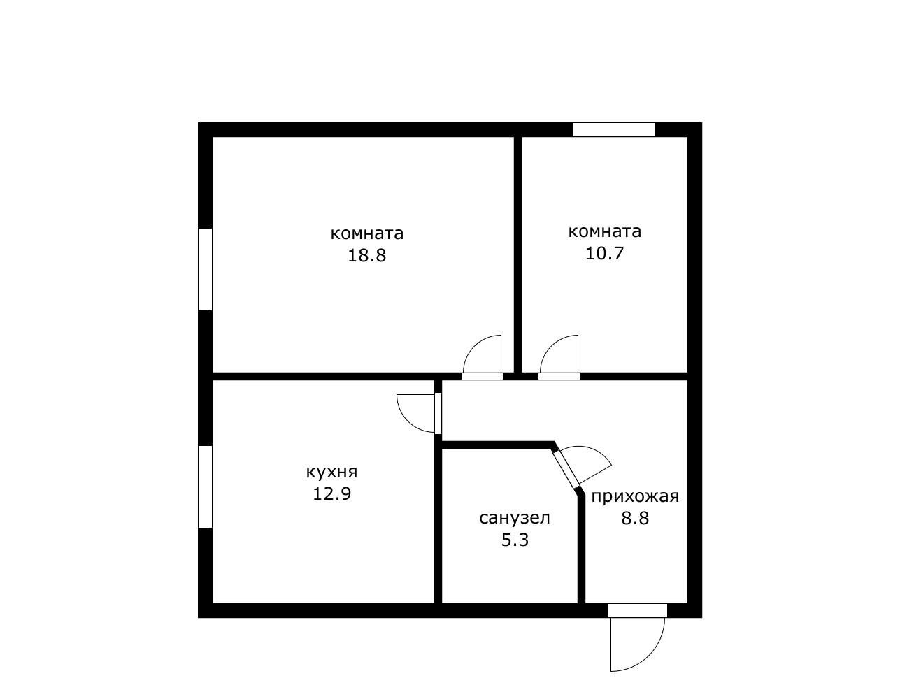 Фото №15: 2-комнатная квартира 60 м² - Краснодар, Прикубанский внутригородской округ, мкр. Музыкальный, ул. Московская, 126