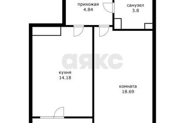 Фото №2: 1-комнатная квартира 42 м² - Краснодар, мкр. ЖК Лучший, ул. Ростовское шоссе, 30/6к4
