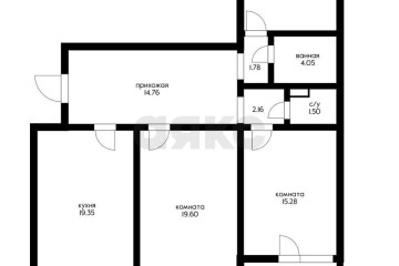 Фото №5: 3-комнатная квартира 89 м² - Краснодар, мкр. Молодёжный, ул. 3-я Целиноградская, 5
