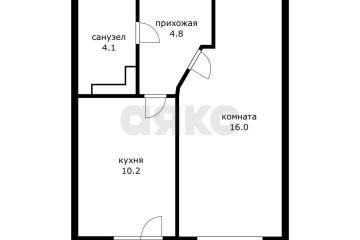 Фото №1: 1-комнатная квартира <span class="whitespace-nowrap">36 м²</span>, <span class="whitespace-nowrap">12/12 эт.</span> - Краснодар, мкр. имени Петра Метальникова, ул. Григория Пономаренко, 45