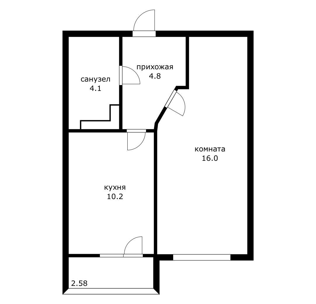 Фото №20: 1-комнатная квартира 40 м² - Краснодар, Прикубанский внутригородской округ, мкр. имени Петра Метальникова, ул. Григория Пономаренко