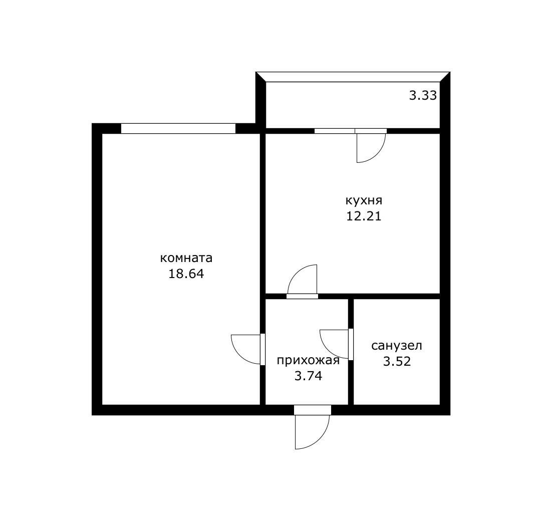 Фото №9: 1-комнатная квартира 41 м² - Яблоновский, ул. Гагарина, 148к2