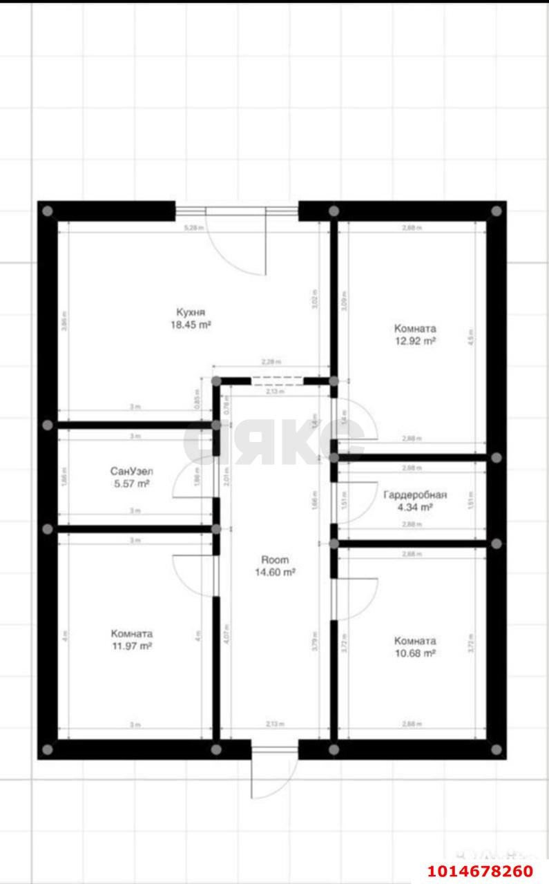 Фото №5: Дом 80 м² + 4 сот. - Кубанское Яблоко, Прикубанский внутригородской округ, ул. Клубничная, 15