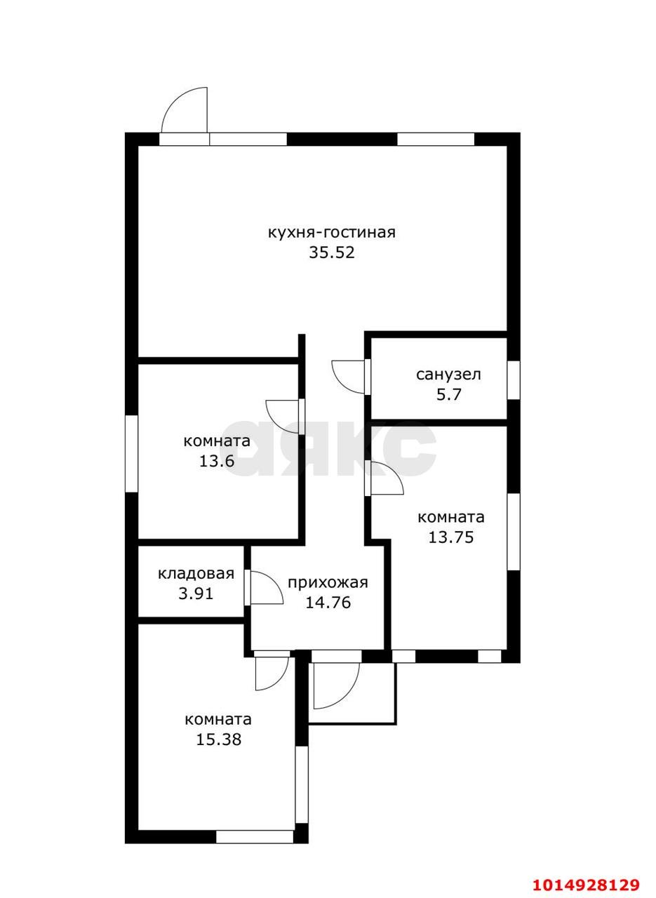 Фото №15: Дом 105 м² + 4.64 сот. - Старомышастовская, Прикубанский внутригородской округ, Фестивальный, мкр. Солнечный