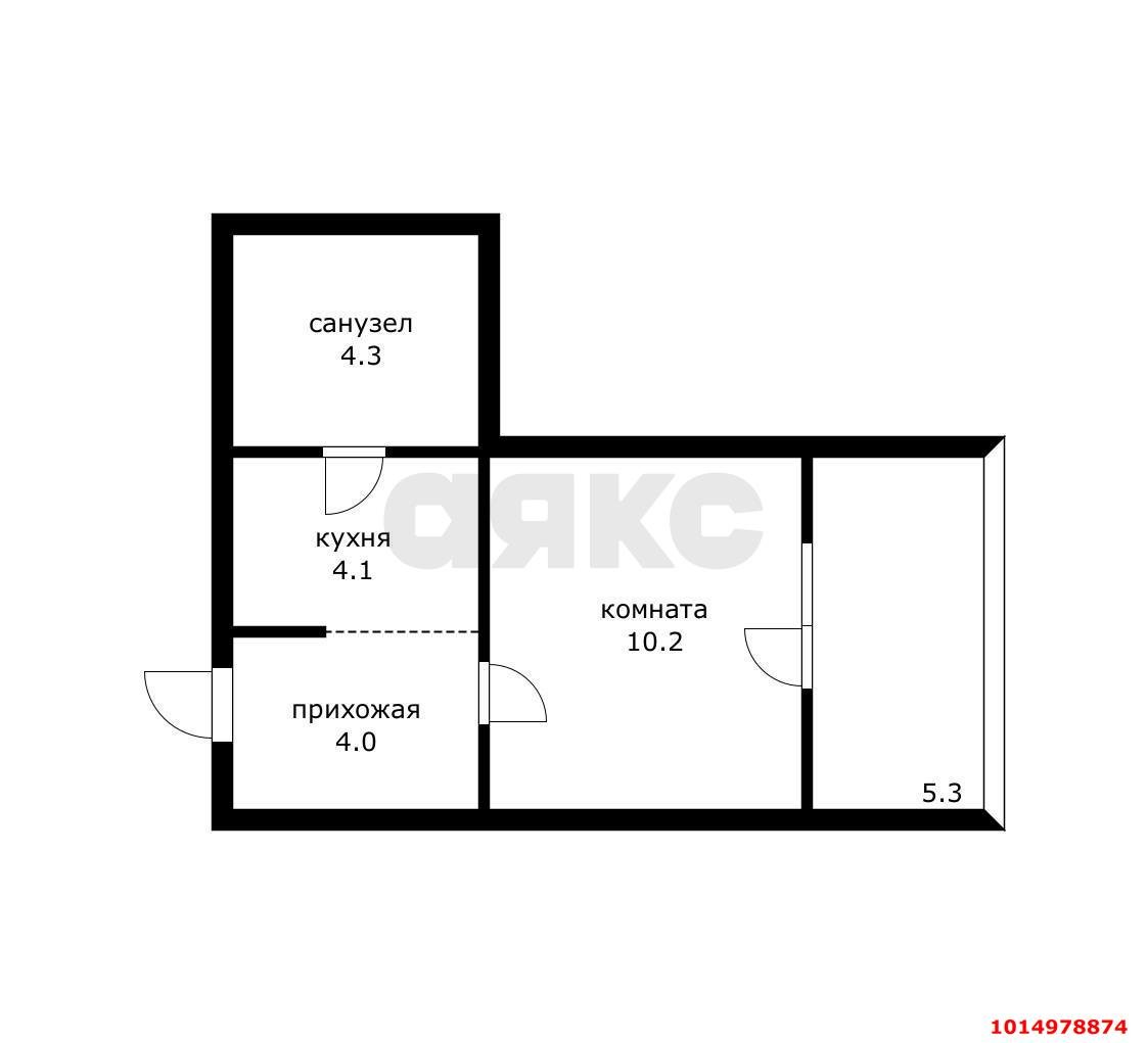 Фото №9: Офисное помещение 28 м² - Краснодар, жилой комплекс Сказка Град, ул. имени В.Н. Мачуги, 166А