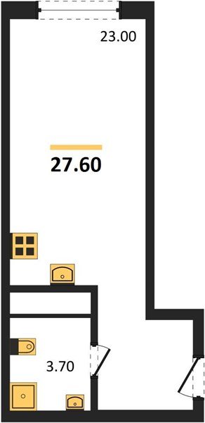 Фото №1: Студия 27 м² - Краснодар, мкр. Карасунский внутригородской округ, ул. Виктора Казанцева, 1.3лит1