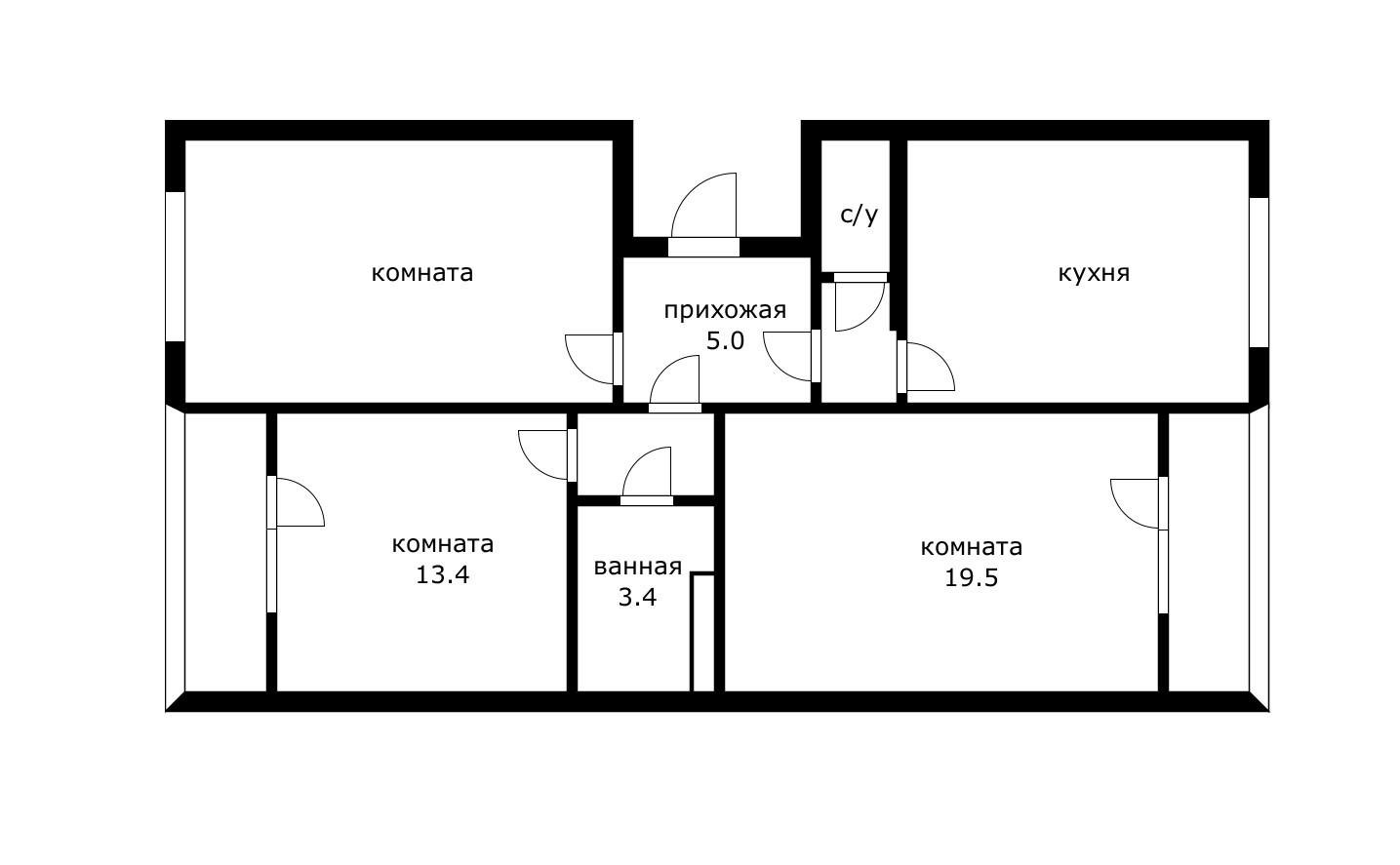 Фото №20: 3-комнатная квартира 85 м² - Краснодар, Молодёжный, мкр. Прикубанский внутригородской округ, ул. 2-я Целиноградская, 1