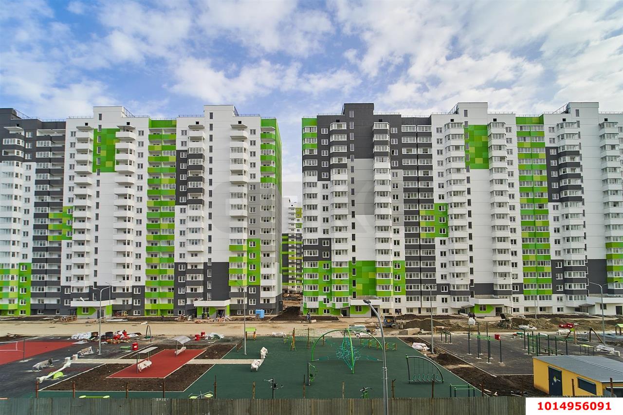 Фото №1: 2-комнатная квартира 61 м² - Краснодар, жилой комплекс Квартал № 6, ул. имени Героя Советского Союза Якова Кобзаря, 2