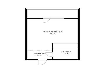 Фото №1: Студия 21 м² - Краснодар, мкр. ЖК Абрикосово, 