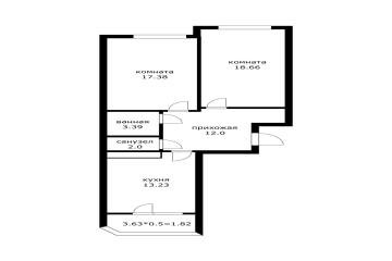 Фото №1: 2-комнатная квартира 66 м² - Краснодар, мкр. ЖК Лучший, ул. Ростовское шоссе, 30/7