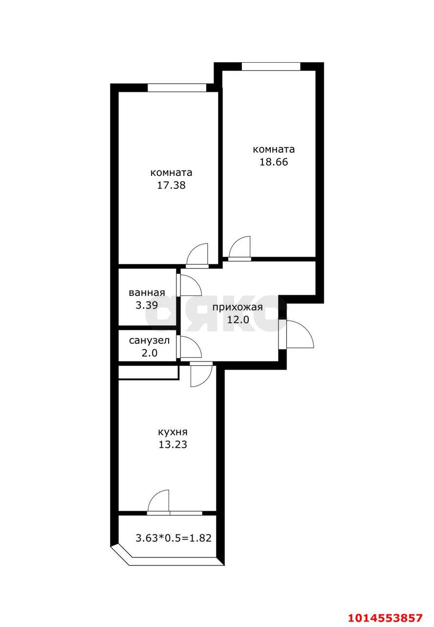 Фото №11: 2-комнатная квартира 70 м² - Краснодар, ЖК Лучший, ул. Ростовское шоссе, 30/7