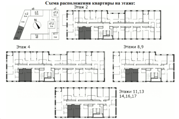 Фото №3: 1-комнатная квартира 42 м² - Москва, мкр. 2-я очередь, ул. Петра Кончаловского, 7к1