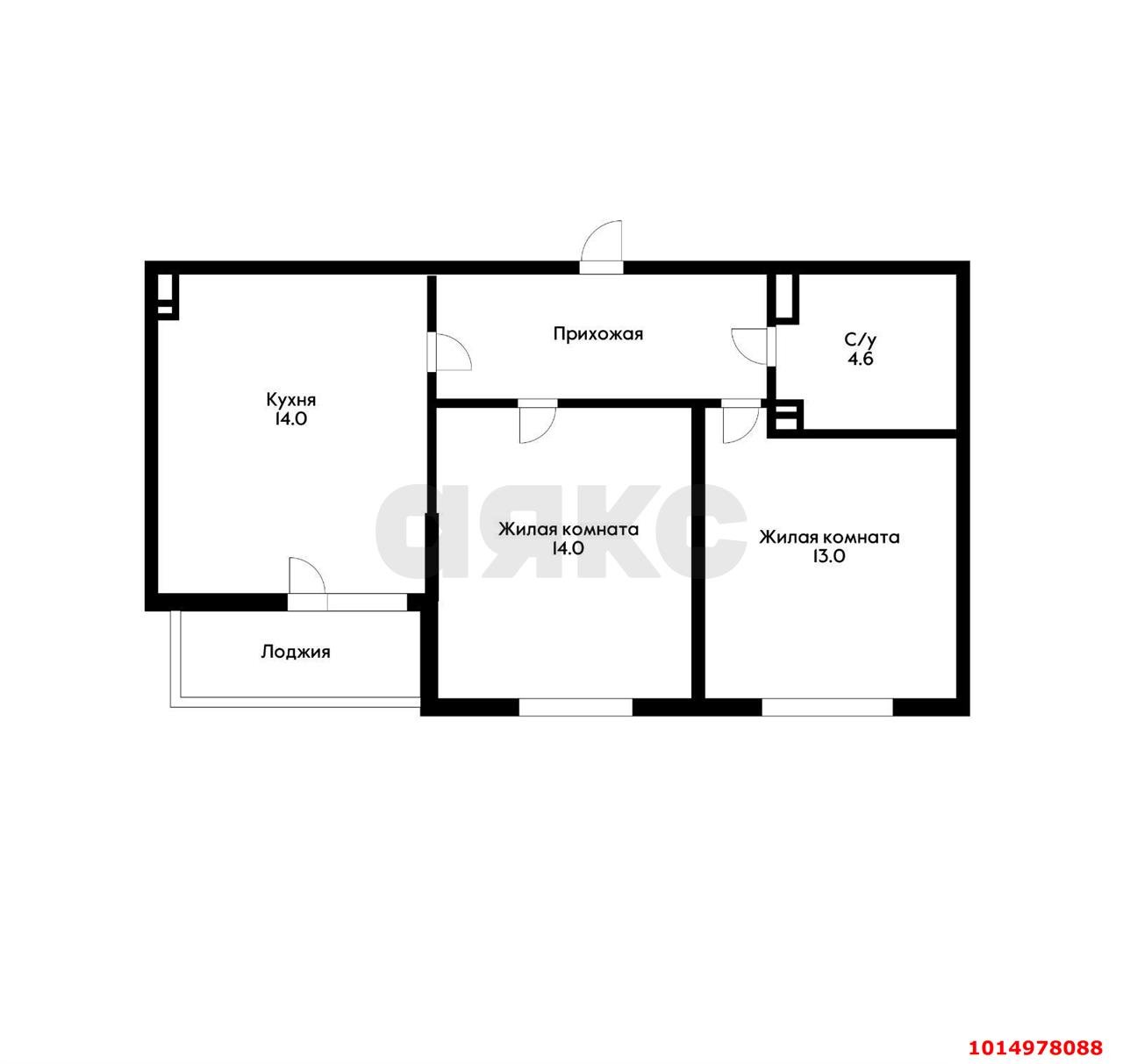 Фото №4: 2-комнатная квартира 52 м² - Краснодар, жилой комплекс Спортивная Деревня, ул. Западный Обход, 42/4