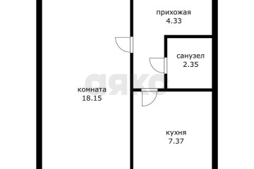 Фото №5: 1-комнатная квартира 32 м² - Краснодар, мкр. Новый, ул. 3-я Урожайная, 29