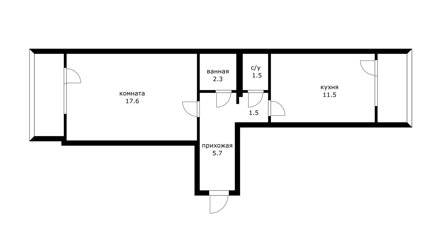 Фото №11: 1-комнатная квартира 45 м² - Краснодар, Прикубанский внутригородской округ, мкр. Славянский, ул. Красных Партизан, 107