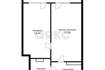 Фото №3: 1-комнатная квартира 50 м² - Краснодар, мкр. Любимово, 5