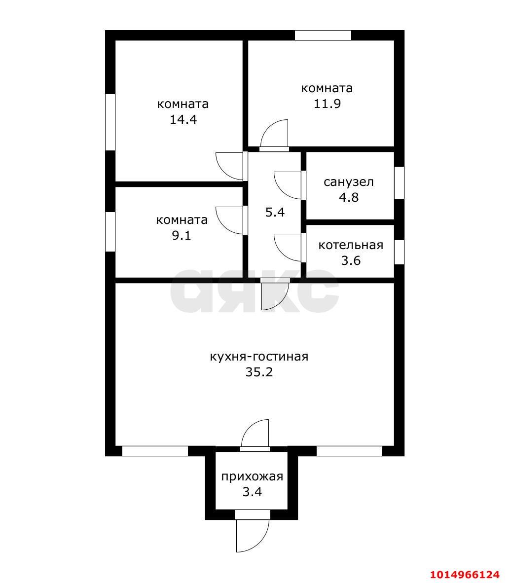 Фото №20: Дом 102 м² + 4 сот. - Знаменский, Карасунский внутригородской округ, пр-д Зоотехнический, 21