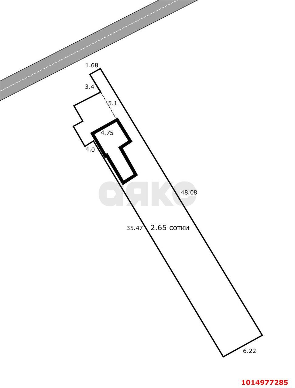 Фото №4: Земельный участок под ИЖС 2.6 сот. - Краснодар, Камвольно-суконный Комбинат, ул. 1-я Заречная, 36