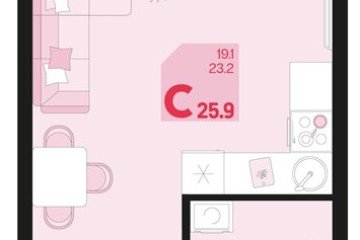 Фото №1: Студия 25 м² - Краснодар, мкр. Карасунский внутригородской округ, 