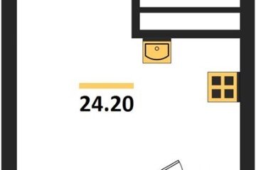 Фото №1: Студия 24 м² - Краснодар, мкр. Карасунский внутригородской округ, 