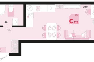 Фото №1: Студия 27 м² - Краснодар, мкр. Карасунский внутригородской округ, 