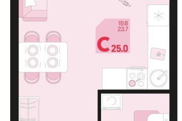 Фото №1: Студия 25 м² - Краснодар, мкр. Карасунский внутригородской округ, 