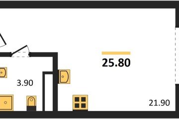 Фото №1: Студия 25 м² - Краснодар, мкр. Карасунский внутригородской округ, 