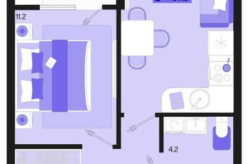 Фото №1: 1-комнатная квартира 37 м² - Краснодар, мкр. Карасунский внутригородской округ, 