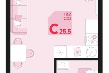 Фото №1: Студия 25 м² - Краснодар, мкр. Карасунский внутригородской округ, 