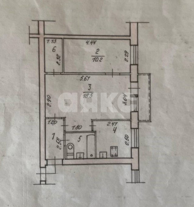 Фото №13: 2-комнатная квартира 43 м² - Волгоград, Ворошиловский, ул. Академическая, 32
