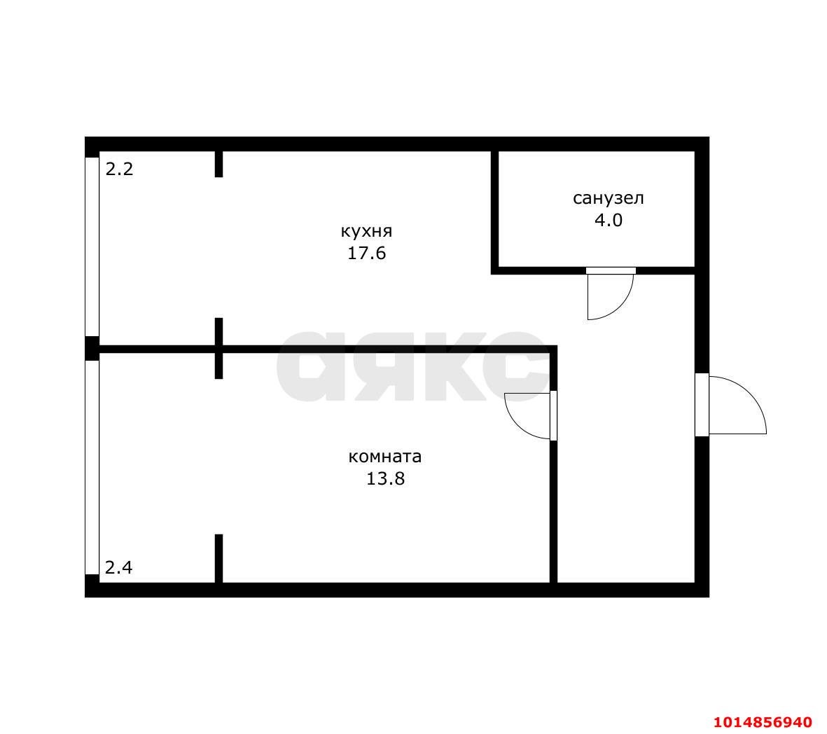 Фото №16: 1-комнатная квартира 40 м² - Краснодар, Прикубанский внутригородской округ, ул. Тепличная, 100