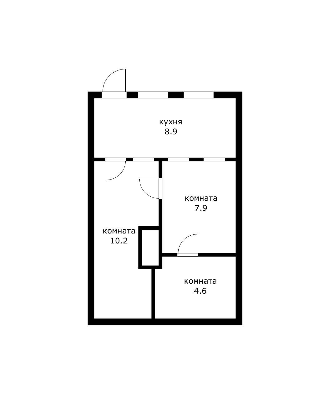 Фото №5: 3-комнатная квартира 31 м² - Краснодар, Центральный внутригородской округ, мкр. Дубинка, ул. Адыгейская набережная, 74