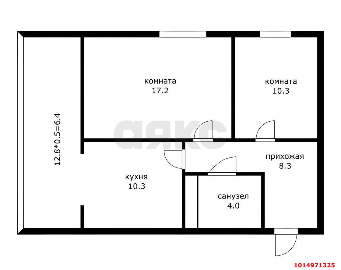 Фото №19: 2-комнатная квартира 62 м² - Краснодар, жилой комплекс Инсити-Парк, ул. Командорская, 1к1