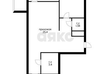 Фото №2: 2-комнатная квартира 70 м² - Краснодар, мкр. жилой комплекс Восточный Парк, ул. имени Дмитрия Благоева, 29к3