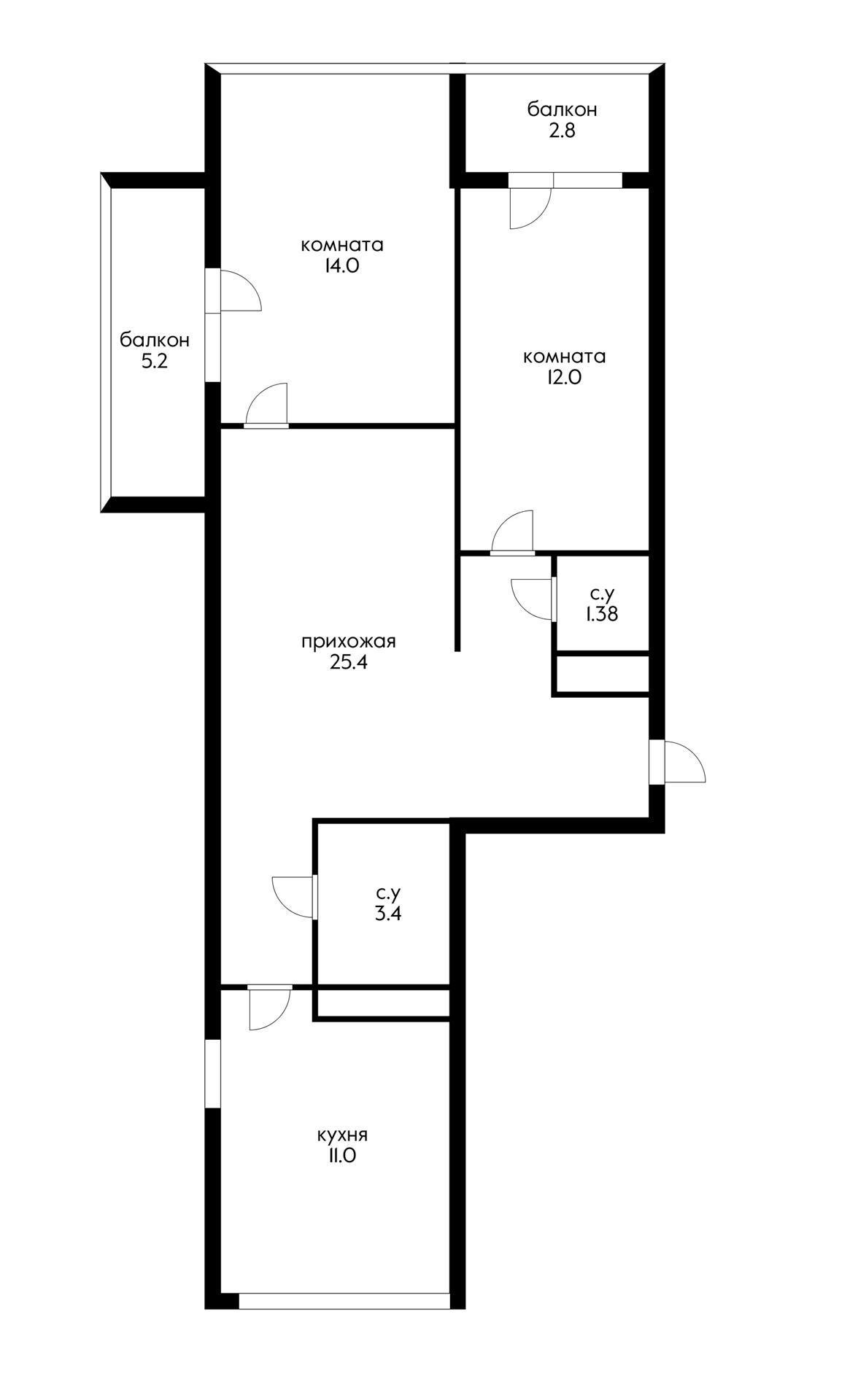 Фото №2: 2-комнатная квартира 70 м² - Краснодар, Карасунский внутригородской округ, жилой комплекс Восточный Парк, мкр. Гидростроителей, ул. имени Дмитрия Благоева, 29к3