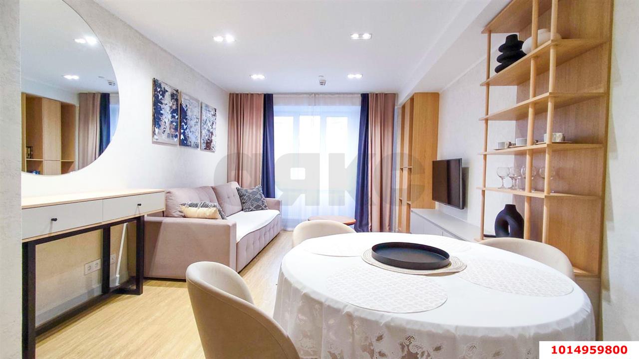 Фото №1: 1-комнатная квартира 48 м² - Краснодар, жилой комплекс Гранд Пэлэс, ул. Уральская, 75/6